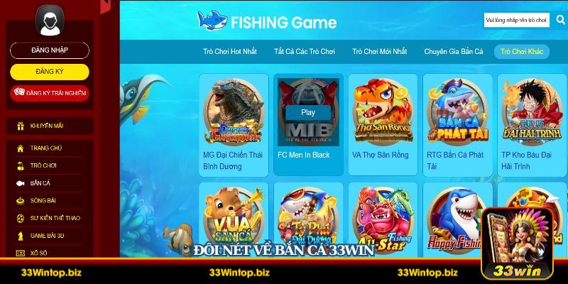 Giới thiệu bắn cá 33Win - Tựa game đổi thưởng thu hút đông đảo cược thủ