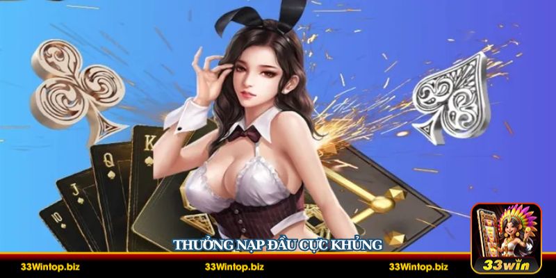 Khuyến mãi hàng ngày 33Win - thưởng nạp đầu khủng