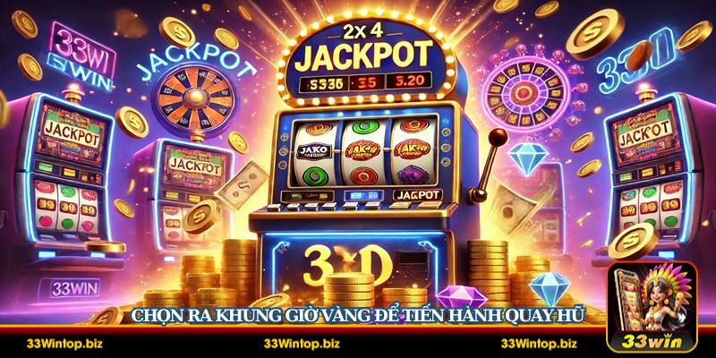 Chọn khung giờ quay hũ phù hợp, có tỷ lệ trúng jackpot cao hơn bình thường