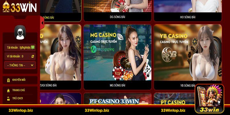 PT Casino 33Winn